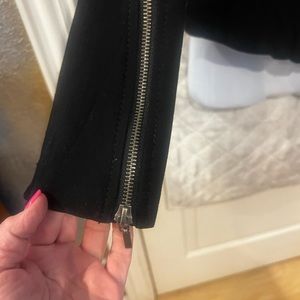 Cool black zip up jacket with mesh details